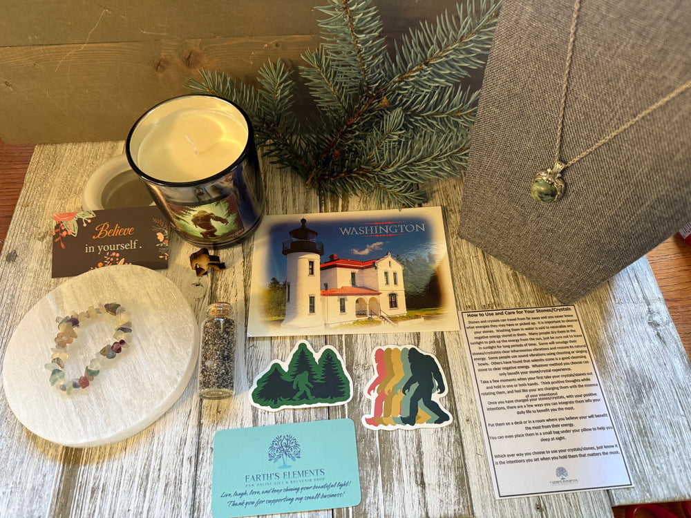 PNW Hidden Big Foot Candle Treasure Box 2502