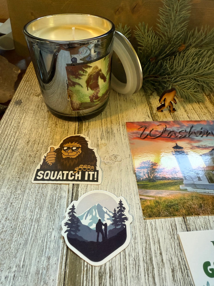 PNW Hidden Big Foot Candle Treasure Box 2509