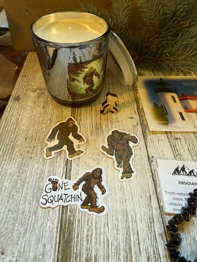 PNW Hidden Big Foot Candle Treasure Box 2510