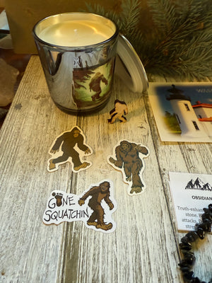 PNW Hidden Big Foot Candle Treasure Box 2510