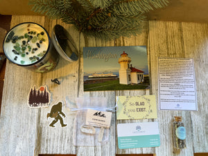 PNW Hidden Big Foot Candle Treasure Box 2511
