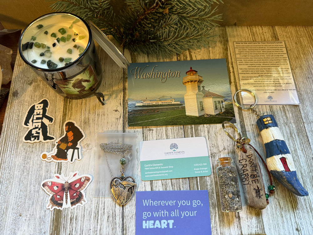 PNW Hidden Big Foot Candle Treasure Box 2513