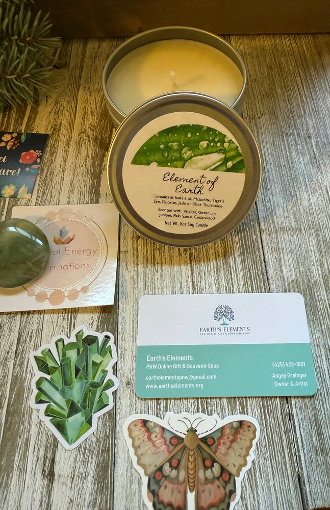 Earth's Elements Signature Candle Treasure Box 2521